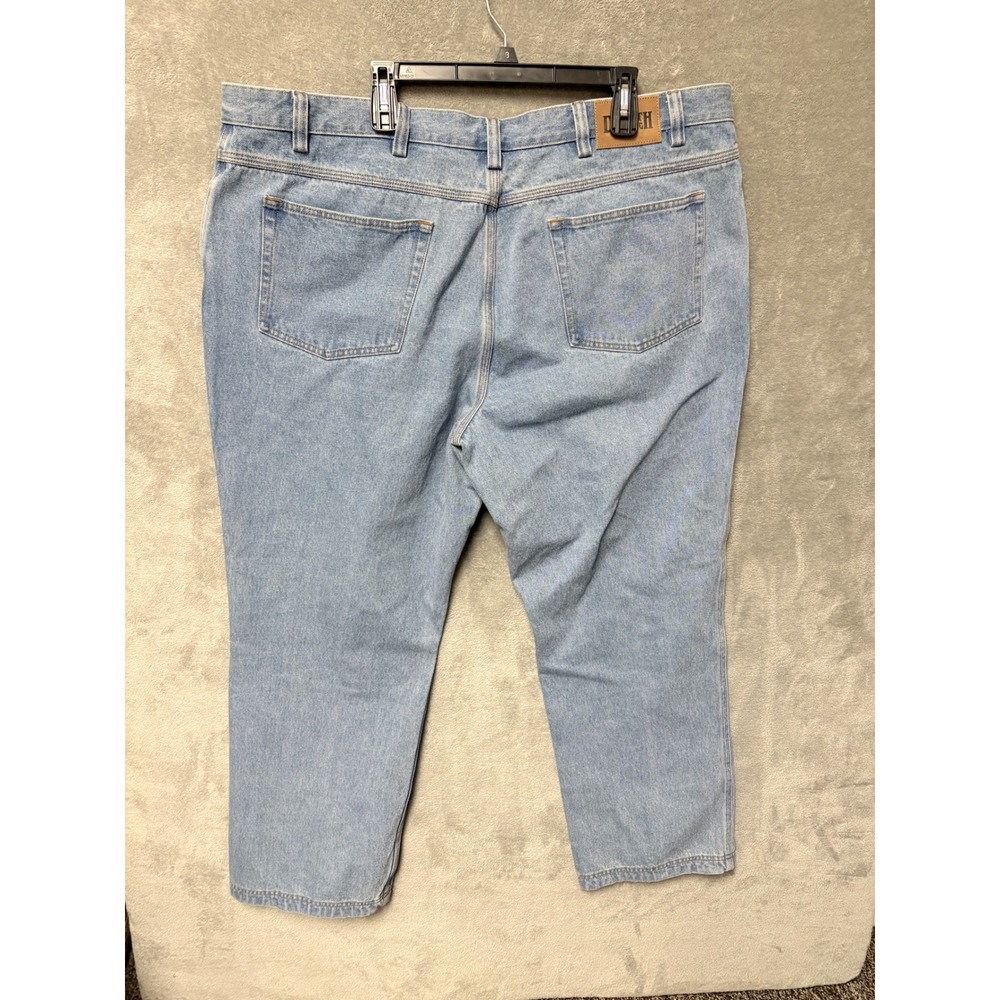 Duluth Trading Co‎ Mens Jeans Light Wash Denim Straight Fit 46x32 - Picture 6 of 12
